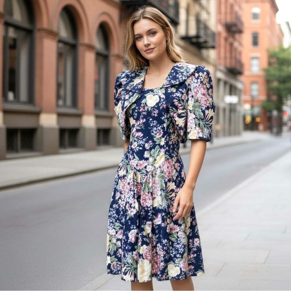 80’s‎ VINTAGE 2 piece dress